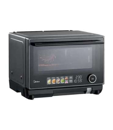 Midea Microwave oven MSO25H Free standing 25 L 1000 W Convection Grill Black
