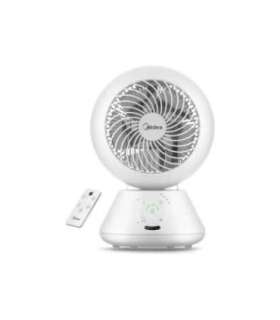 Midea Fan MDF24JRW TurboForce Table Fan White Number of speeds 5 Oscillation Remote control