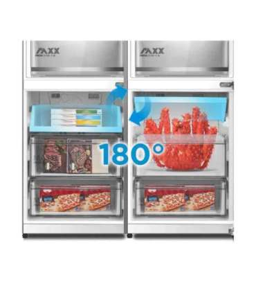Midea Refrigerator MDRB548MME46 Energy efficiency class E Free standing Combi Height 186 cm No Frost system