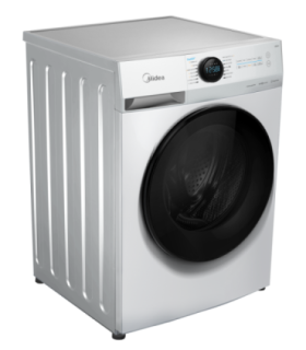 Midea Washing machine with dryer MF200D80WB/1/W-HR Energy efficiency class A/D Front loading Washing capacity 8