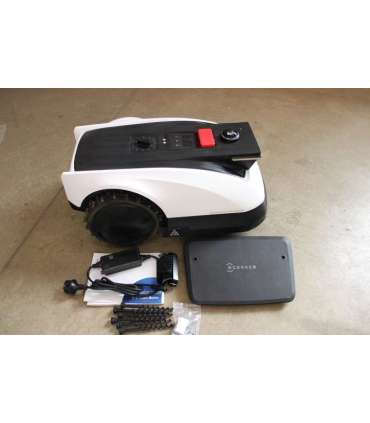 SALE OUT. SALE OUT. Ecovacs Lawn Mower GOAT O500 Panorama NO ORIGINAL PACKAGING, USED, DIRTY, SCRATCHED, BENT LID