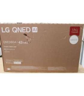 SALE OUT. LG 43QNED80A3A 43 Smart TV webOS 25 UHD Black DAMAGED PACKAGING