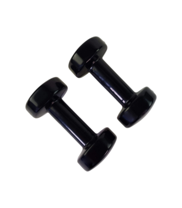 Dumbbells TUNTURI Vinyl Dumbbells 2 x 5 kg, black