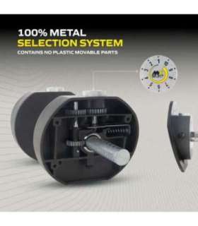 Reguleeritav hantel TUNTURI MX Select MX85 Dumbbell  5,6-38,6 kg, knurled