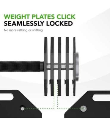 Hantel TUNTURI Rapid Adjustable Dumbbell 20kg