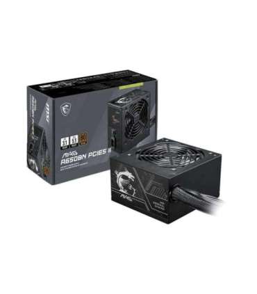 Power Supply|MSI|ATX|PC|100 - 240 V|650 W|MAGA650BNPCIE5II