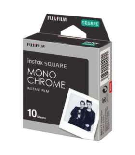 Fujifilm Instax Square Monochrome (10pl) Instant Film 86 x 72 mm Image area: 62 × 62 mm Quantity 10
