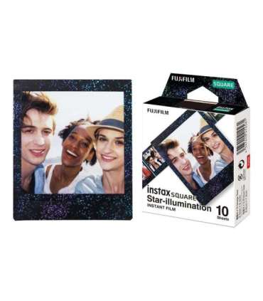 Fujifilm Instax Square star Illumination Instant film (10pl) 86 x 72 mm Print Size: 86mm x 72mm, Image size: 62mm