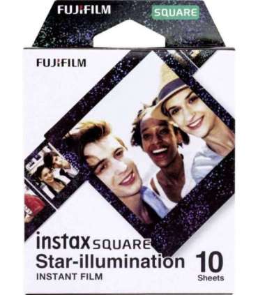 Fujifilm Instax Square star Illumination Instant film (10pl) 86 x 72 mm Print Size: 86mm x 72mm, Image size: 62mm