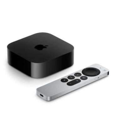 Apple TV 4K Black, Silver 4K Ultra HD 64 GB Wi-Fi