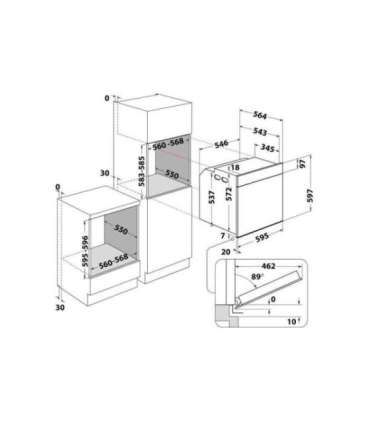 Oven WHIRLPOOL WOI5S8CM1SXA