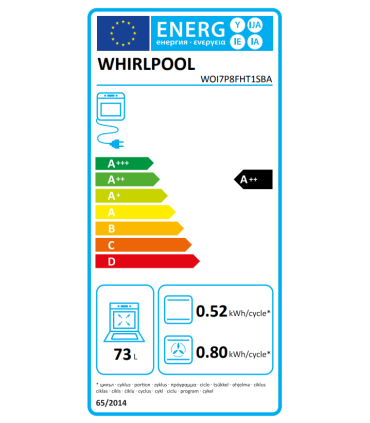 Oven WHIRLPOOL WOI7P8FHT1SBA