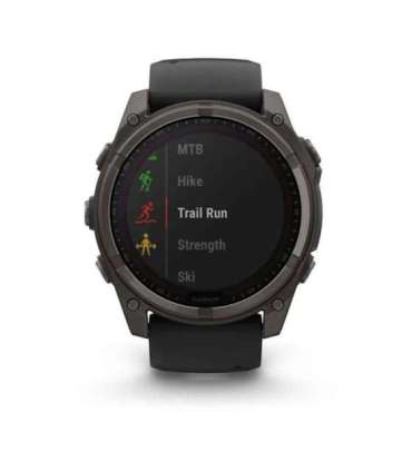 Garmin fenix 8 3.56 cm (1.4") 51 mm Digital 280 x 280 pixels Touchscreen Titanium Wi-Fi GPS (satellite)