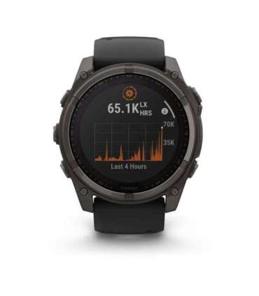 Garmin fenix 8 3.56 cm (1.4") 51 mm Digital 280 x 280 pixels Touchscreen Titanium Wi-Fi GPS (satellite)