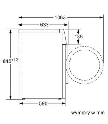 BOSCH WAN2405MPL 8kg 1200 rpm – washing machine