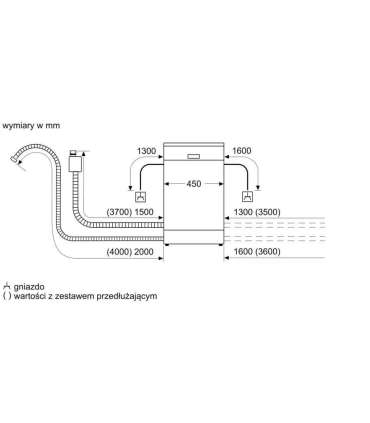 Built-in dishwasher BOSCH SPV4EMX61E