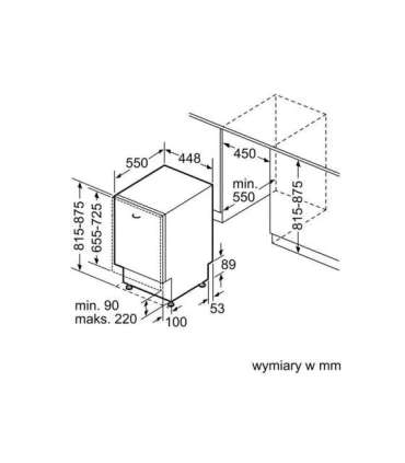BOSCH SPV4EKX17E built-in dishwasher