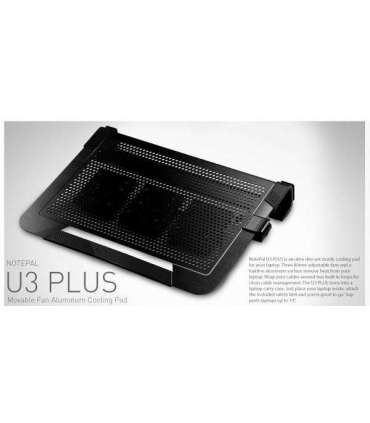 Cooler Master R9-NBC-U3PK-GP NotePal U3 PLUS Laptop Cooling Pad [zwart]