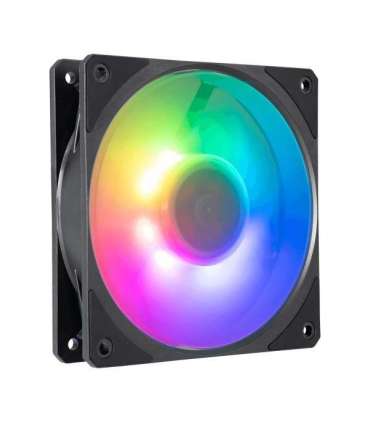 Cooler Master MFZ-M2DN-24NP2-R1 Mobius 120P ARGB, 120 MM, 2400 RPM, 30 dB, 75.2 CFM, Black