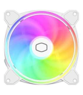 Cooler Master MFL-B4DW-16NP2-R2 MasterFan MF140 Halo2 White Edition, 140 mm 27 dBa, 59.51 CFM, Whit