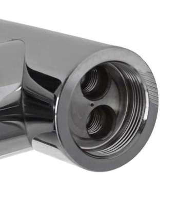 PYRAMIS 090919638 kitchen faucet Black, Chrome