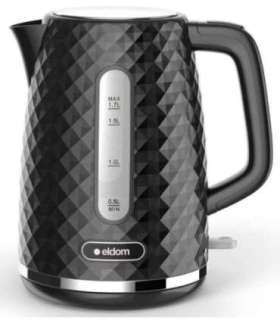 C280C ELDOM Kettle ELLI, capacity 1.7 l, power 2200 W, black, strix, black