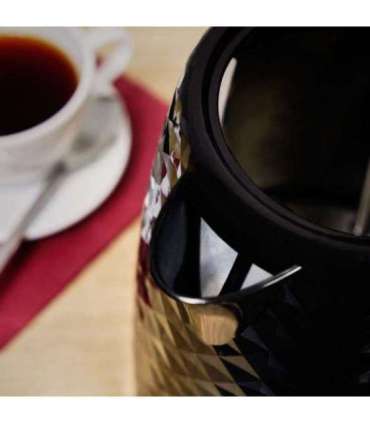 C280C ELDOM Kettle ELLI, capacity 1.7 l, power 2200 W, black, strix, black