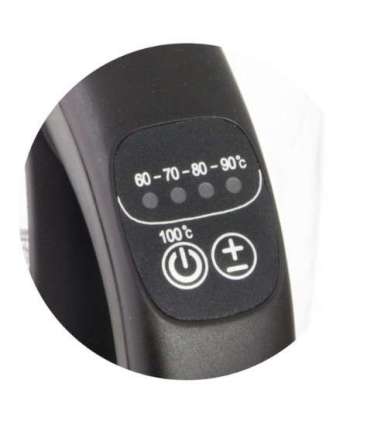 Esperanza EKK027 electric kettle 1.7 L 2200 W Black, Transparent