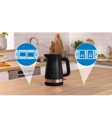 Bosch TWK4M223 electric kettle 1.7 L 2400 W Black