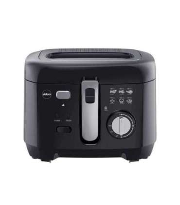 ELDOM Fryer FREET, 2.5 L, 400 g of fries, temperature regulator, removable oil tank, black