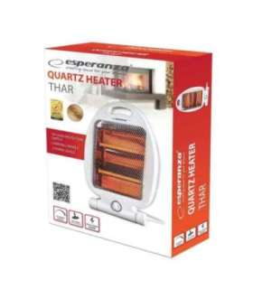Esperanza EHH009 Electric quartz heater 400W/800W White