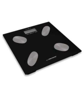 Esperanza EBS022K personal scale Electronic personal scale Square Black
