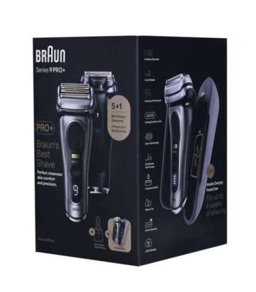Braun Series 9 Pro+ 9575cc Wet & Dry Foil shaver Trimmer Metallic