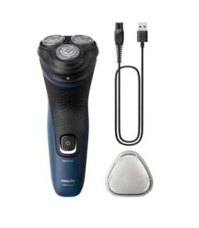 Philips S1151/00 men's shaver Rotation shaver Trimmer Black, Blue