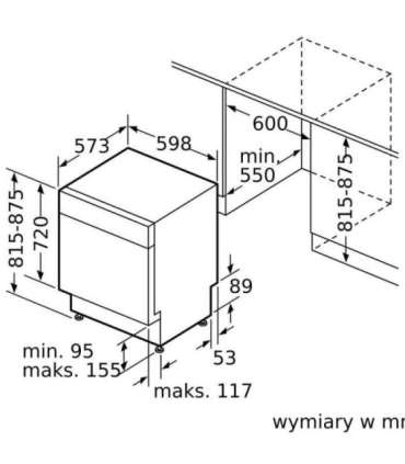 Zmywarka do zabudowy BOSCH SMU2HVS06E