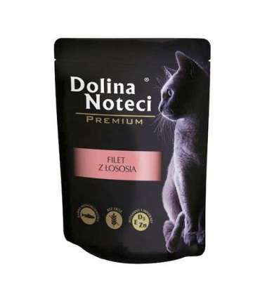 Dolina Noteci Premium salmon fillet with sauce - wet cat food - 85 g