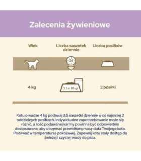 Purina Cat Chow Sensitive Gig with salmon and zucchini in sauce - Wet food for cats - 85 g