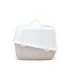 SAVIC Nestor Jumbo White - Coffee - covered cat litter box - 66.5x48.5x46.5 cm - 1 pc.