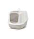 SAVIC Nestor Jumbo White - Coffee - covered cat litter box - 66.5x48.5x46.5 cm - 1 pc.