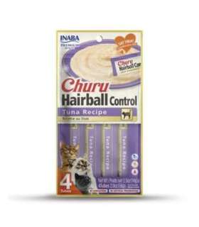 INABA Churu Hairball Tuna cat treat - 4x14 g