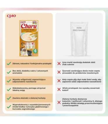 INABA Churu Chicken - cat treats - 4x14 g