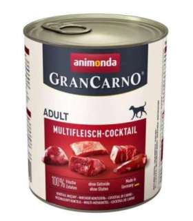 animonda GranCarno multi meat cocktail Beef, Chicken, Game, Heart, Turkey Adult 800 g