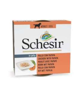 SCHESIR Chicken with papaya in jelly - wet dog food - 150g