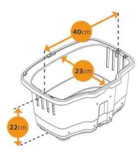 FERPLAST Atlas Bike 20 Rapid - bicycle basket for animals