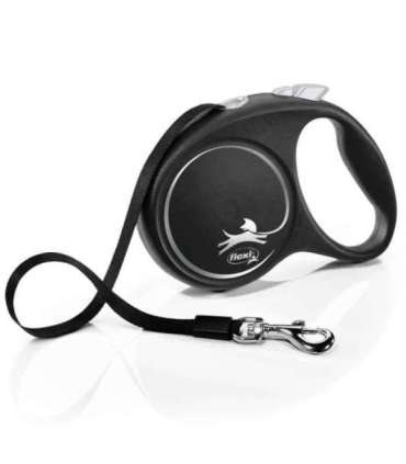Flexi Black Design L 5 m Dog Retractable lead