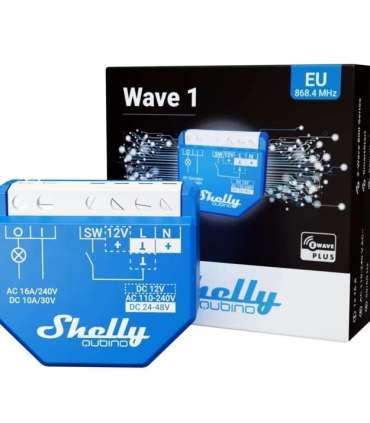 Shelly Qubino Wave 1 - 1-channel flush-mounted relay/Z-Wave controller 230 V