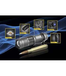 LED handheld flashlight everActive FL-180 "Bullet" with CREE XP-E2 LED