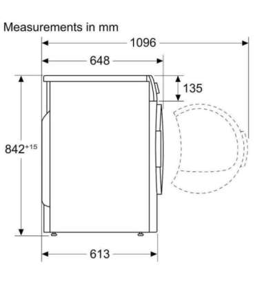 Dryer BOSCH WQG245AESN