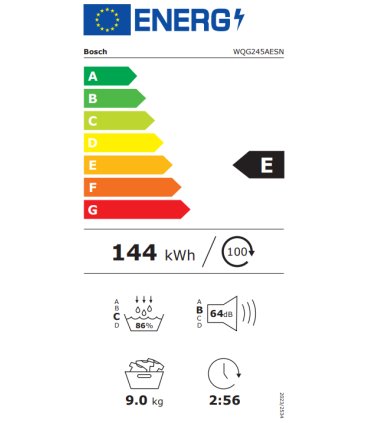 Dryer BOSCH WQG245AESN