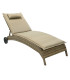 Шезлонг WICKER 73x196x99cм, капучино